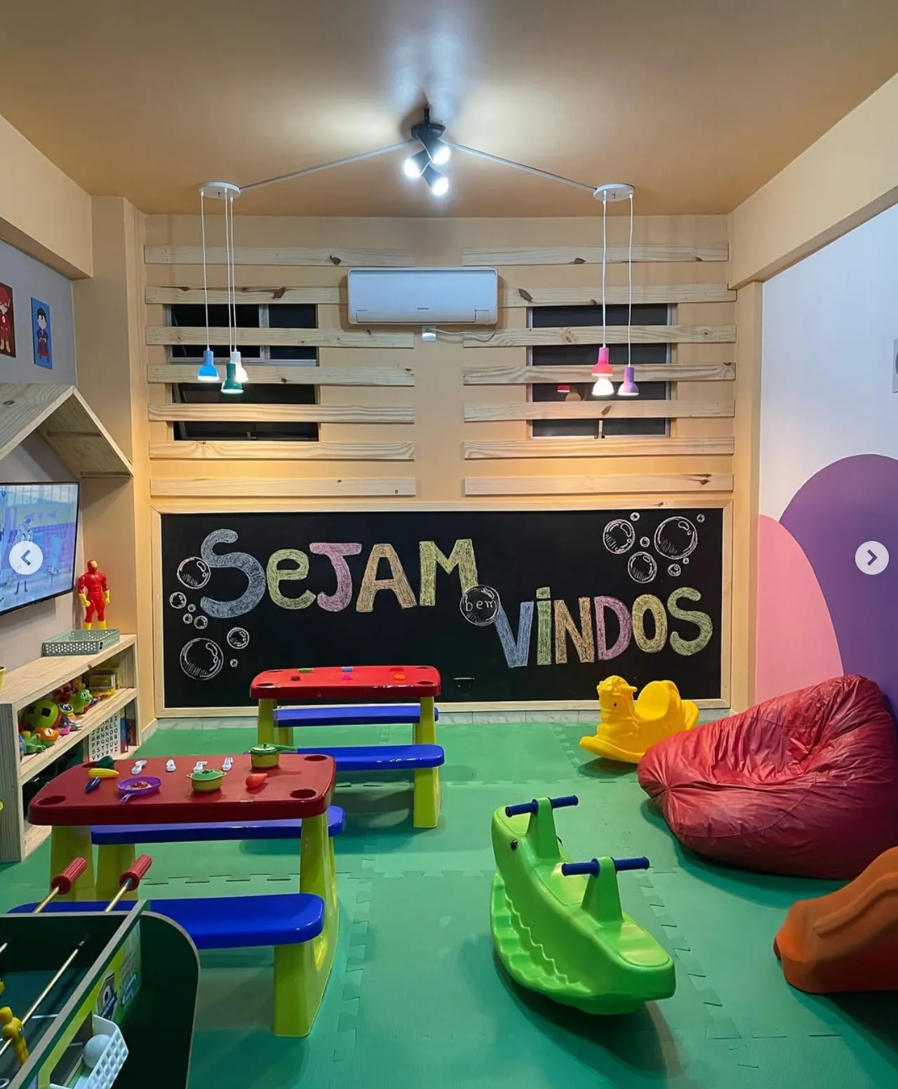 Espaço kids do Nonna Mia Restaurante