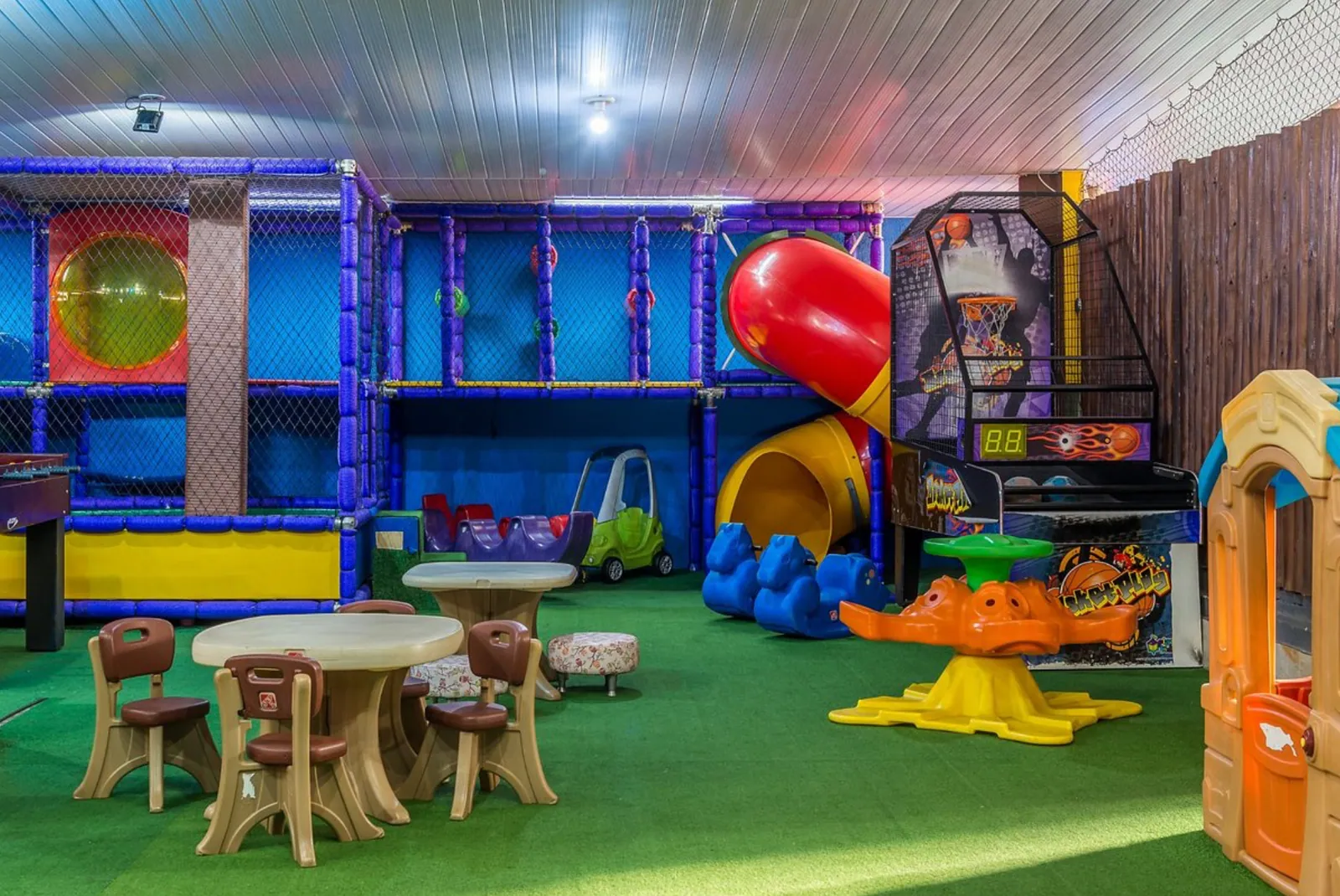 Espaço kids do Officina Cervejaria