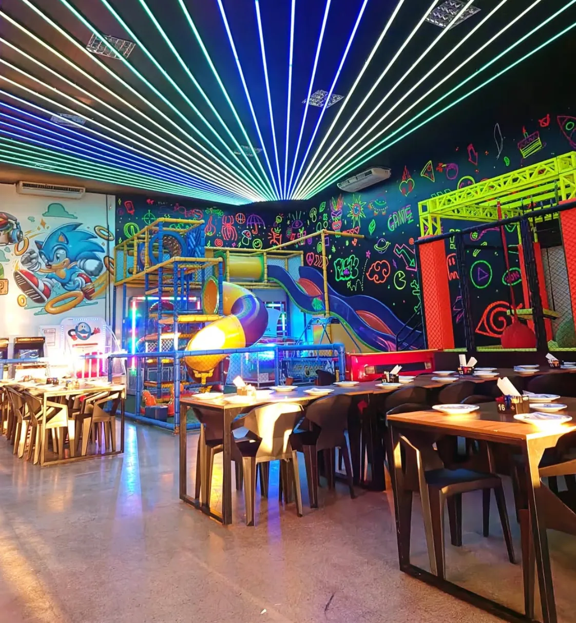 Espaço kids do Rodízio e Diversão