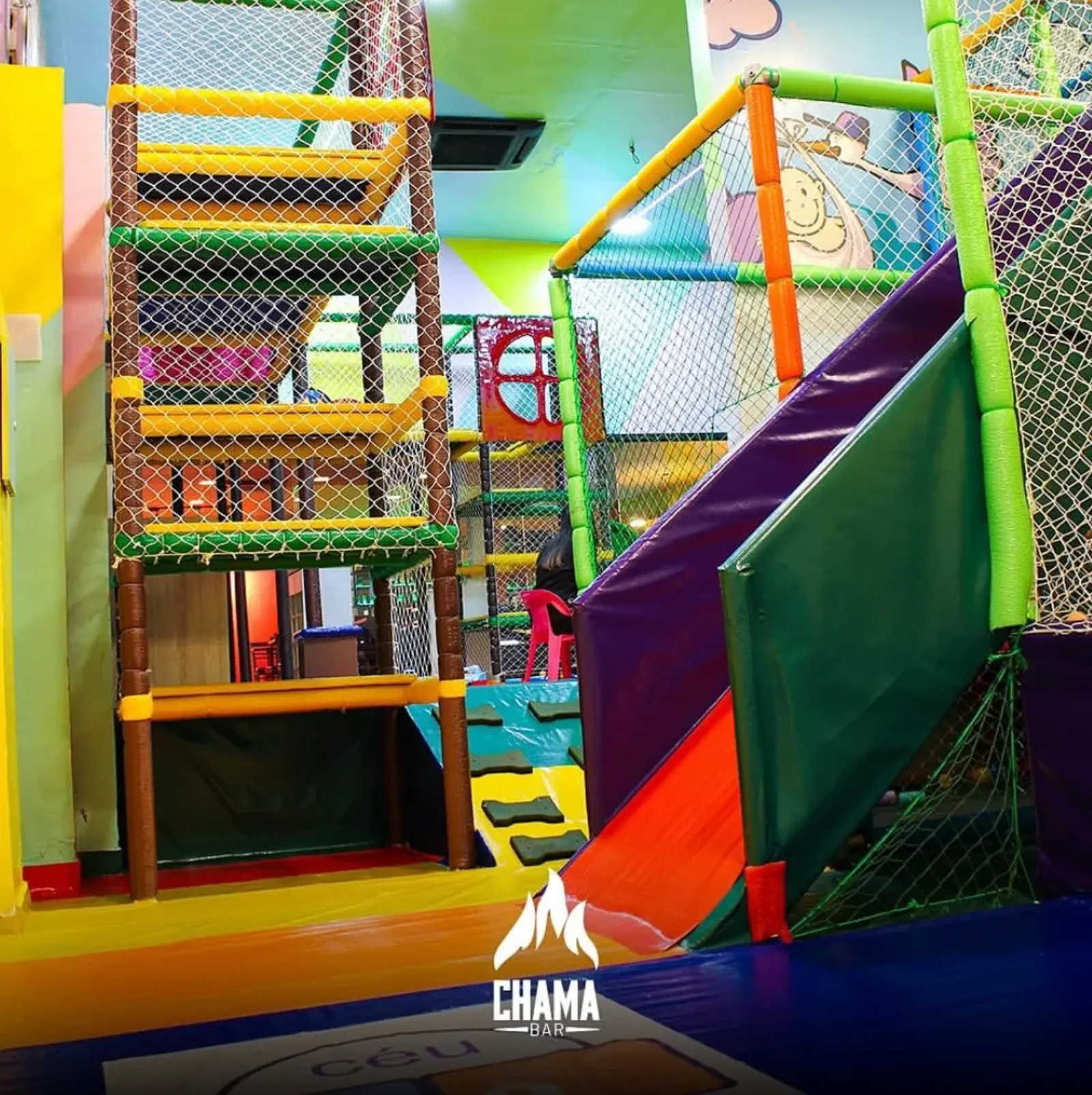 Espaço kids do Chama Bar & Cozinha