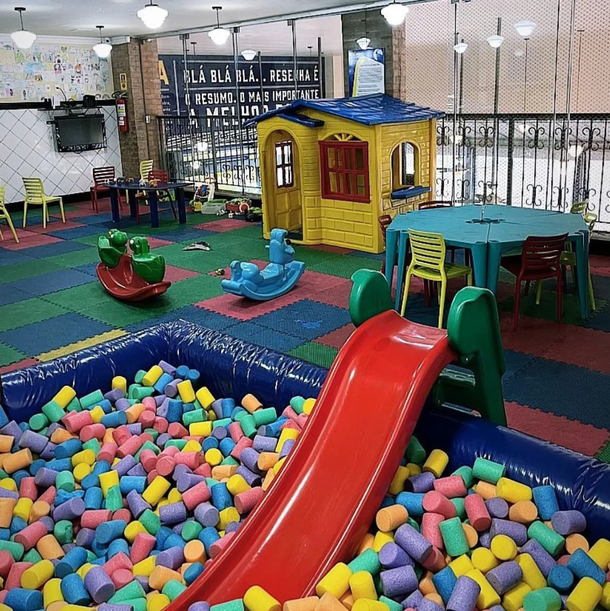 Espaço kids do Resenha Bar