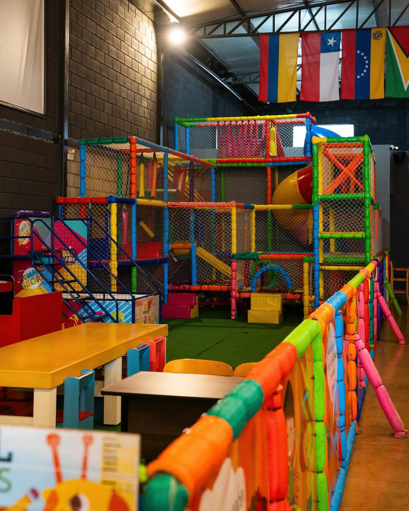 Espaço kids do Rustrial Gastrobar